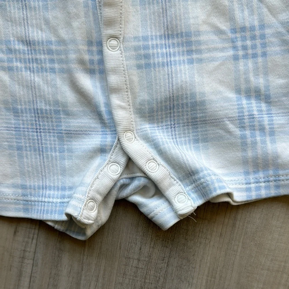 Ralph Lauren polo plaid short sleeve onesie Plaid Baby Romper toddler infant 6m
